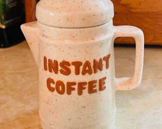 Vintage Instant Coffee Canister 