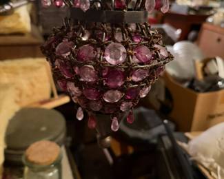 Hanging Crystal Decor