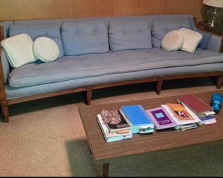 MCM sofa, coffee table