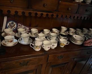 Cups and saucers