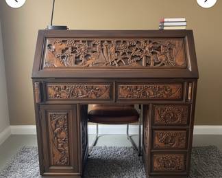 Hand carved Desk