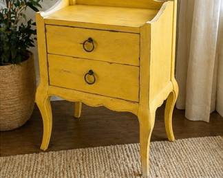 Daniel Cremieux Distressed Side Table with Drawers