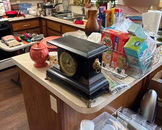 Kitchen and antique Clock