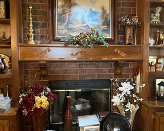 Fireplace area