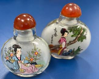 Reverse painted Chinese Snuff bottles