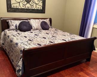 King Size bed with Sleep number mattress