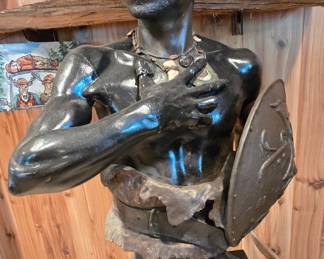 Friedrich Siegfried Goldscheider Bust la Rebelle Late 19th century-early 20th century