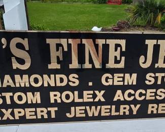 This was their store sign.