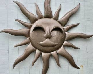 Outdoor Sun Wall Decor