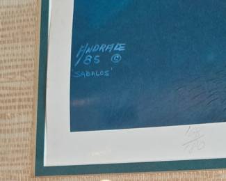 Signature on Picture 