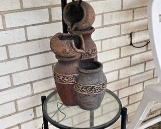Small Table - Water Fountain Lamp