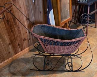 Wicker Sleigh
