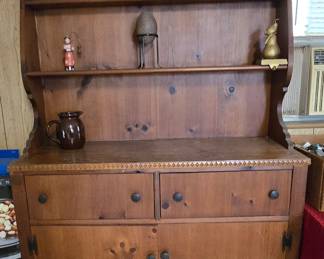 Cute Farmhouse Style Vintage Cabinet 