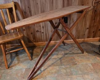 Antique Wooden Ironing Board