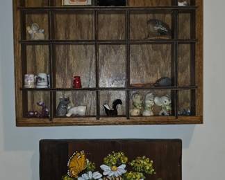 Shadow Box - Daisy Picture on Wood