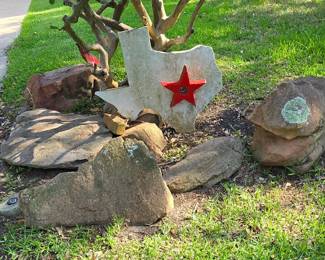 Rocks - Texas Sign