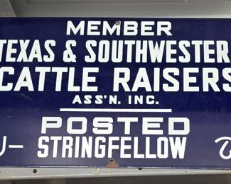 Texas Southwestern Cattle Raisers Sign