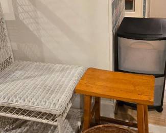 Stool - Basket - 