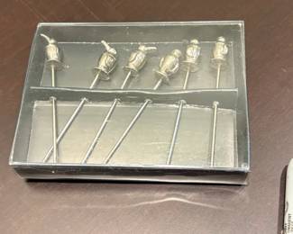 Set of Vintage Penguin Cocktail Picks