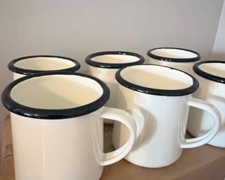 TableCraft Enamelware Collection Mugs