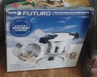 Fagor Futuro Piece or Stainless Steel Pressure Cooker Set