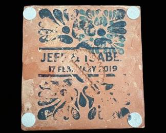HandPainted Ceramic Coasters from Morocco third image
