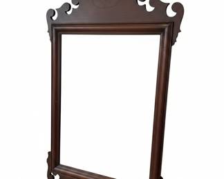 Antique Chippendale Style Mahogany Mirror