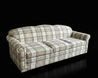 Hand Crafted Plaid Country Cottage Style seater Sofa