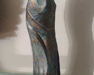 Figurative Sculpture with Patina Finish  Embrace