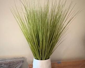 Artificial Grass Plant in Ceramic Pot