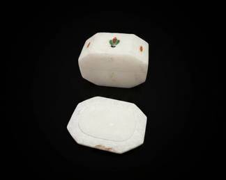 Marble Inlay Trinket Box third image