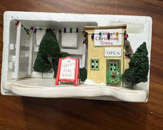 Department Snow Village Tree Lot Accessory