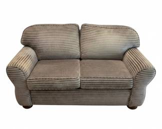 Striped Loveseat Sofa
