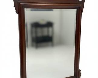 Antique Chippendale Style Mahogany Mirror