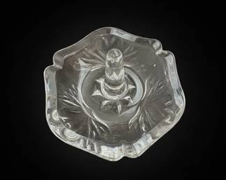 Waterford Crystal Glass Ring Holder Dish second image