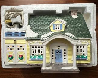Department The Olde Tyme Pharmacy Christmas Village House