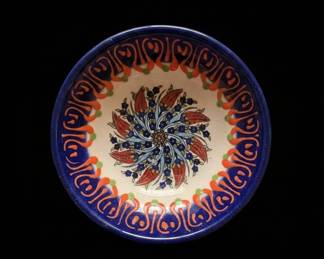 HandPainted Turkish Ceramic Bowl