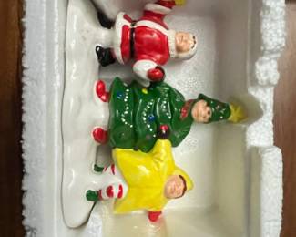 Department Snowbabies Christmas Morning Figurine