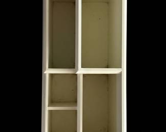 White Woven Inlay Desk Organizer Set second image