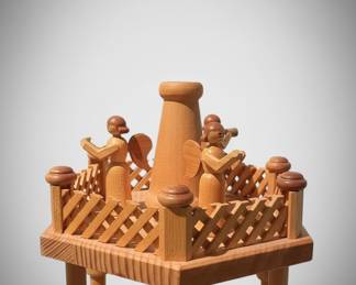 Vintage German Erzgebirge Nativity Scene Christmas Pyramid