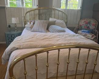 Ethan Allen Brass Bed Frame