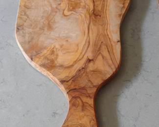 Olive Wood Cutting Board with Handle