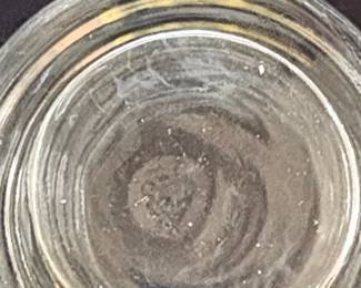 Clear Glass Tumbler with Ribbed Base second image
