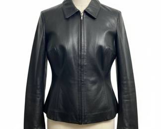 Ann Taylor Black Leather Jacket