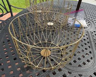 Geometric Wire Baskets