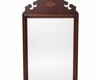 Antique Chippendale Style Mahogany Mirror