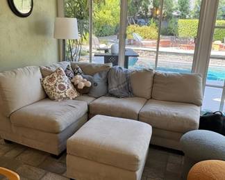 Sectional Sofa with Ottoman