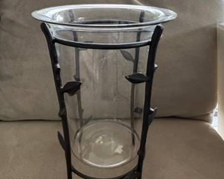 PartyLite Verona Votive Holder Trio with Wrought Iron Stand