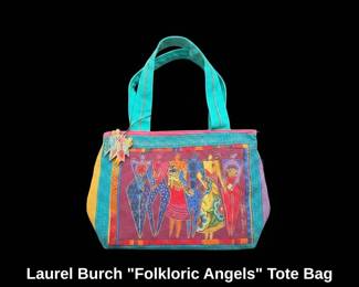 Laurel Burch Folkloric Angels Tote Bag