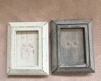 Distressed Finish Photo Frames Set of 